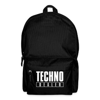 Techno-Händler - Rucksack - Schwarz - Vorne