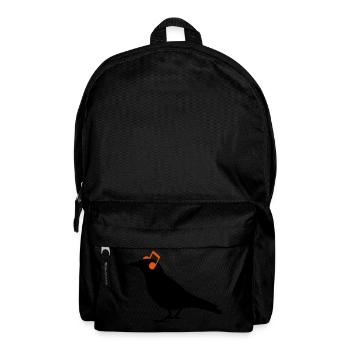 Headphones Headphones notes Raven Bird - Backpack - black - Front