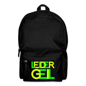 leider geil - Rucksack - Schwarz - Vorne