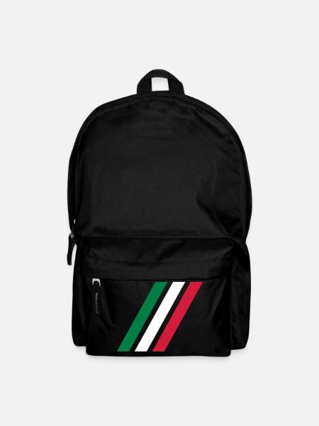 Italie bande drapeau - Sac à dos - noir