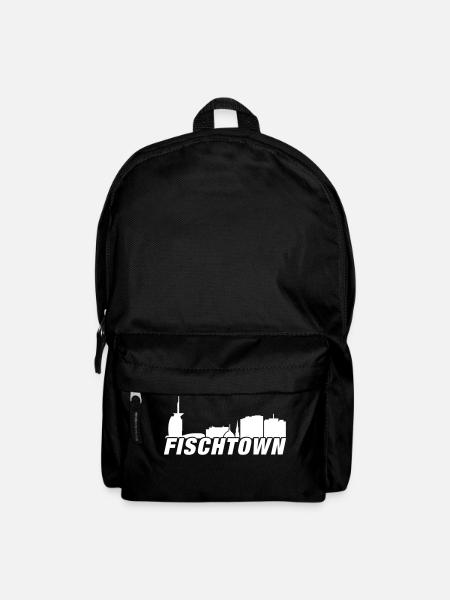 Fischtown Bremerhaven Skyline - Backpack - black