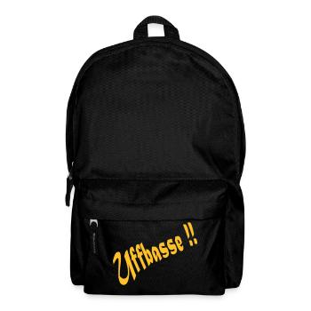 uffbasse - Rucksack - Schwarz - Vorne