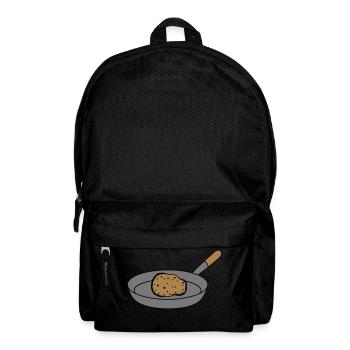 pan fried potato potato eat delicious cook k - Backpack - black - Front