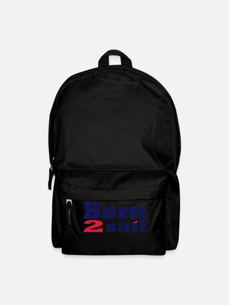 Born to sail Segeln 1 - Rucksack - Schwarz
