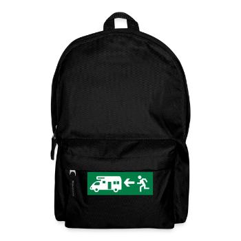 Camping-car - Sac à dos - noir - Devant