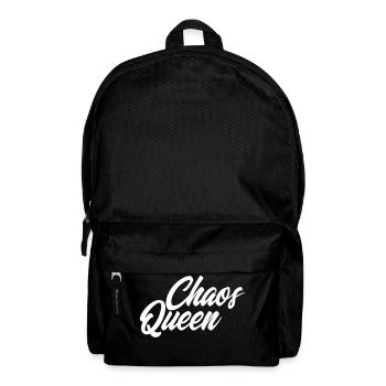 Chaos Queen Confusion Queen Funny Humor - Backpack - black - Front