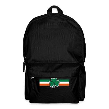 ireland clover flag - Backpack - black - Front