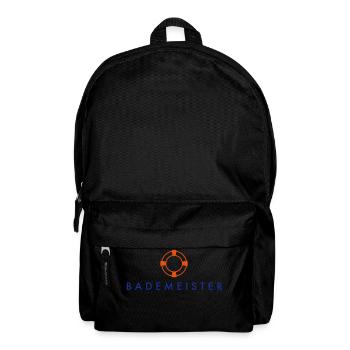 Bademeister - Rucksack - Schwarz - Vorne
