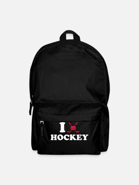 Eishockey - Rucksack - Schwarz