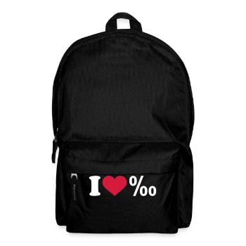 I love Alcool - Sac à dos - noir - Devant