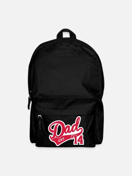 Dad Est. 2014 - Rucksack - Schwarz