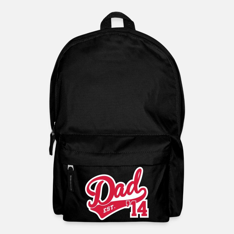 Dad Est. 2014 - Rucksack - Schwarz