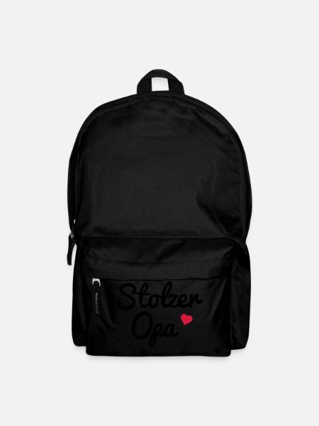 Stolzer Opa - Rucksack - Schwarz