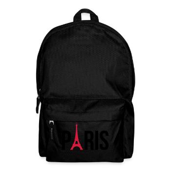 I love Paris, Paris mit Eifelturm - Rucksack - Schwarz - Vorne