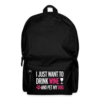Wine - Rucksack - Schwarz - Vorne