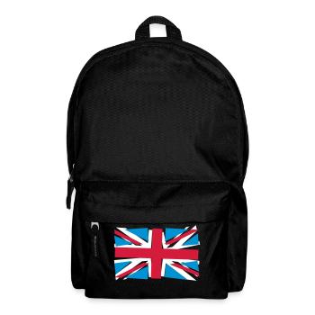 Crazy Union Jack - Rucksack - Schwarz - Vorne