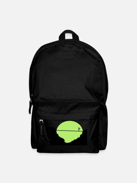 Slackline, Highline, slacklining - Rucksack - Schwarz