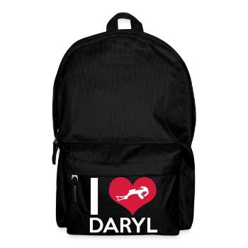 I Love Daryl - Sac à dos - noir - Devant