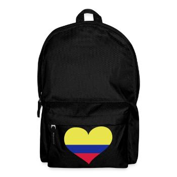 Kolumbien Herz; Heart Colombia - Backpack - black - Front