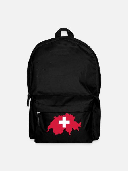 Schweiz - Rucksack - Schwarz