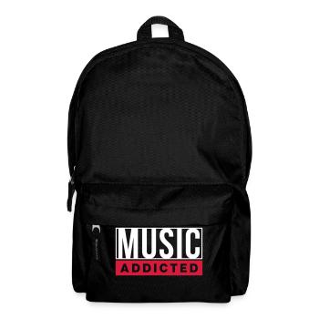 MUSIC ADDICTED - Backpack - black - Front