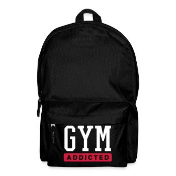 GYM ADDICT - Rucksack - Schwarz - Vorne