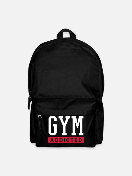 GYM ADDICT - Rucksack - Schwarz