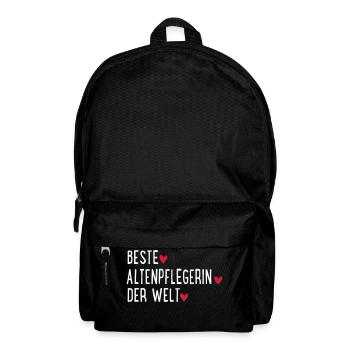 Beste Altenpflegerin der Welt - Rucksack - Schwarz - Vorne