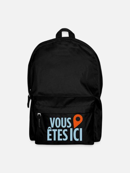 Vous êtes ici - Sac à dos - noir