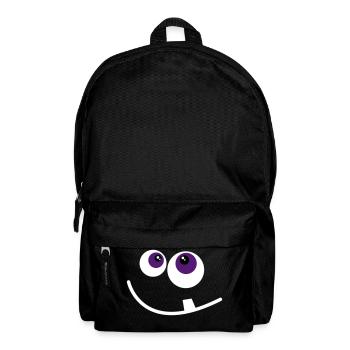 cute monster face - Backpack - black - Front