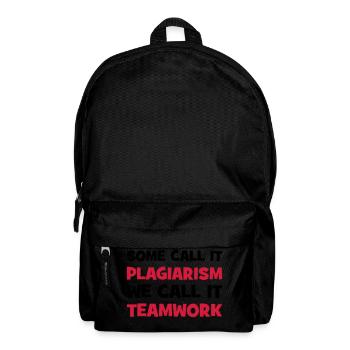 Plagiat - Rucksack - Schwarz - Vorne