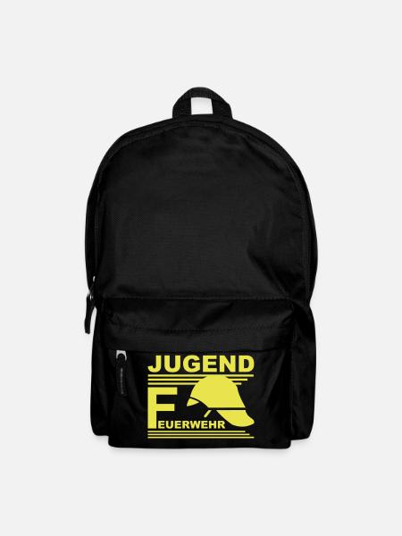 Jugend Feuerwehr Helm - Rucksack - Schwarz