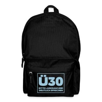 As of 30 Birthday a shirt "30 + Please slow - Backpack - black - Front