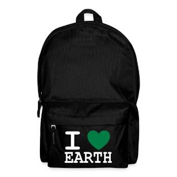 I *heart* earth! - Backpack - black - Front