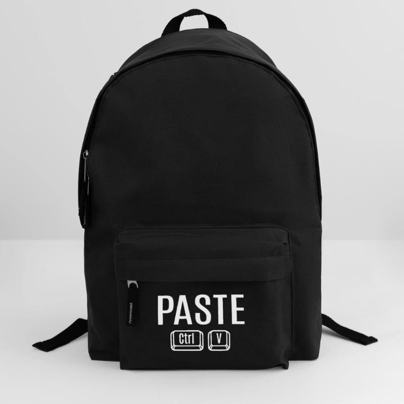 Copy Paste Ctrl + C V Vater Mutter Kind Baby Fun Rucksack