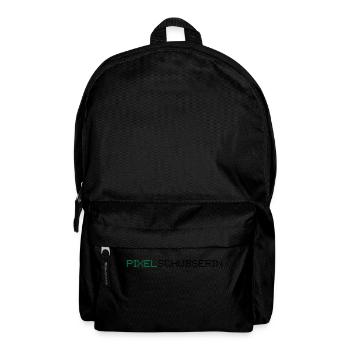 Pixelschubserin im Design von Pixeln, 2fb - Rucksack - Schwarz - Vorne