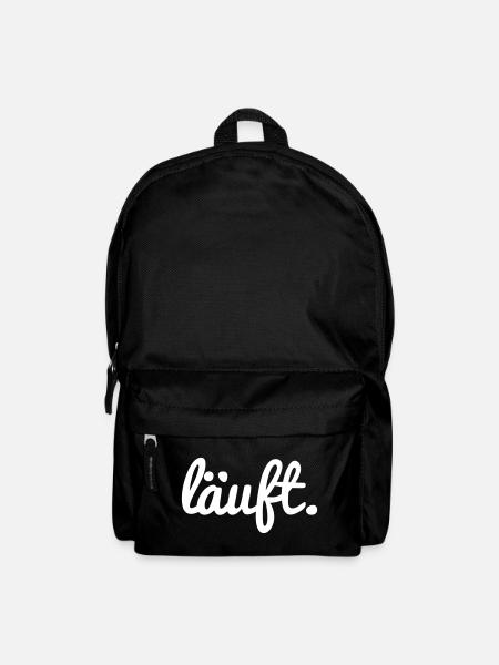läuft - Rucksack - Schwarz