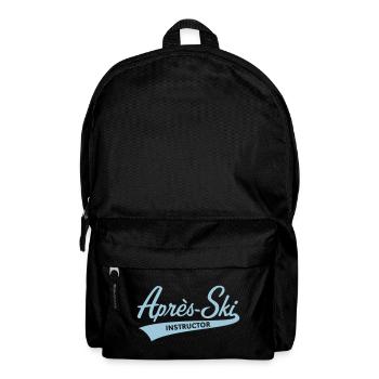 Après-Ski – Instructor (Schriftzug, Apres Ski / B) - Rucksack - Schwarz - Vorne