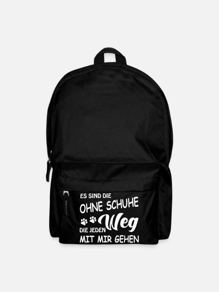 Treuer Begleiter - Hunde - Rucksack - Schwarz