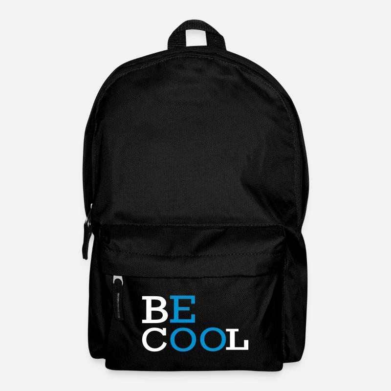 BE COOL Text-Logo - Rucksack - Schwarz