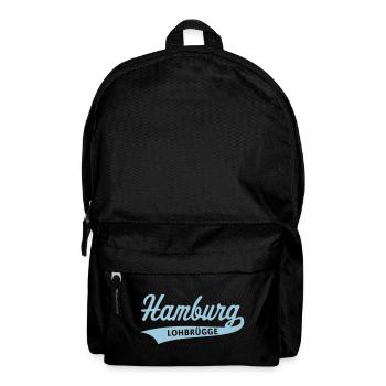 Hamburg Lohbrügge (Lohbrügger / Lohbrüggerin) - Rucksack - Schwarz - Vorne