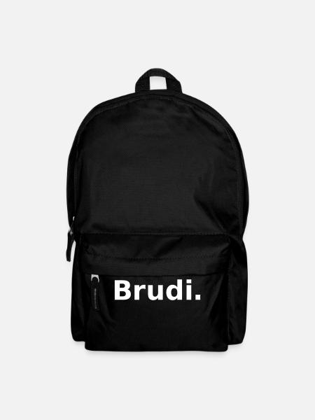 BRUDI. Der liebe Bruder aka Brudi - Rucksack - Schwarz