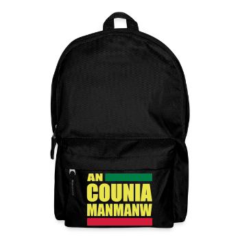 AN COUNIA MANMANW - Backpack - black - Front