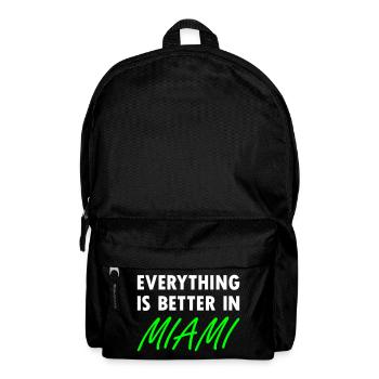 Tout va mieux à Miami - Sac à dos - noir - Devant