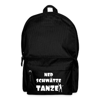 Ned schwätze Tanze - Rucksack - Schwarz - Vorne