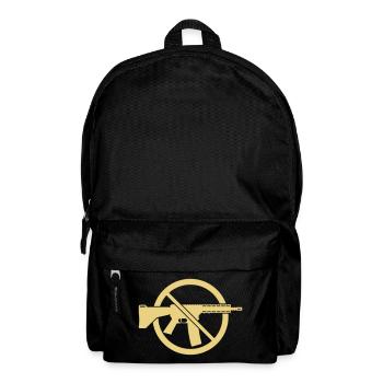 Gun Ban Ban Shield (No Weapons Peace) 1C - Backpack - black - Front