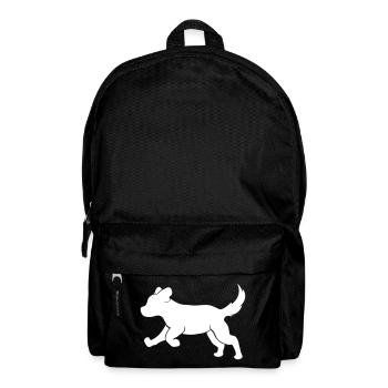 Niedlicher Hund Welpen Nachwuchs Hundebaby - Rucksack - Schwarz - Vorne