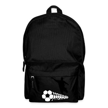 Fußballer Fußball 2c - Rucksack - Schwarz - Vorne