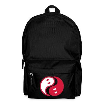 Ghost Yin Yang - Backpack - black - Front