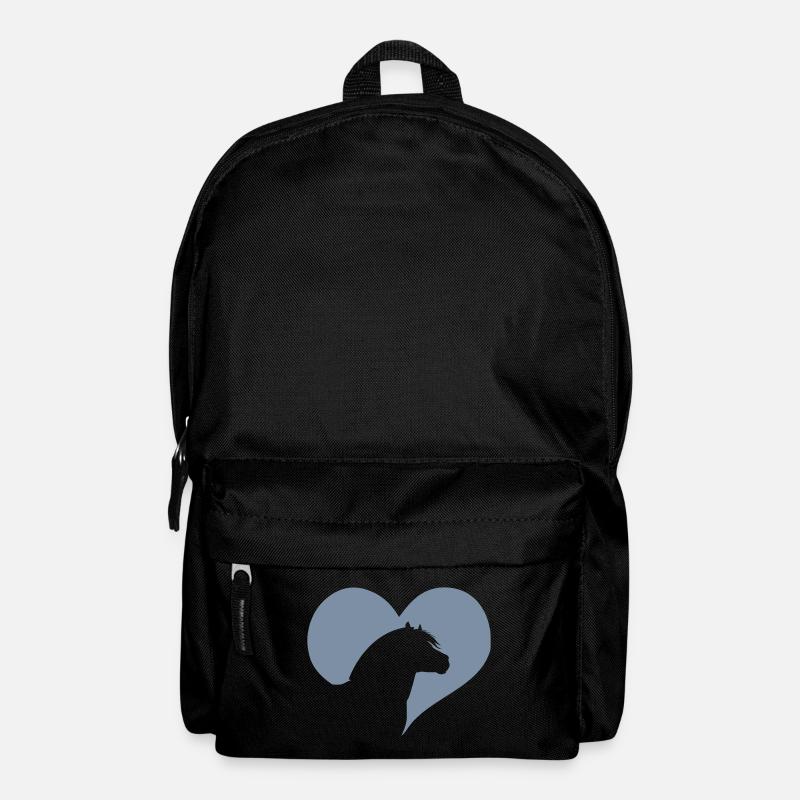 Norwegerherz - Rucksack - Schwarz